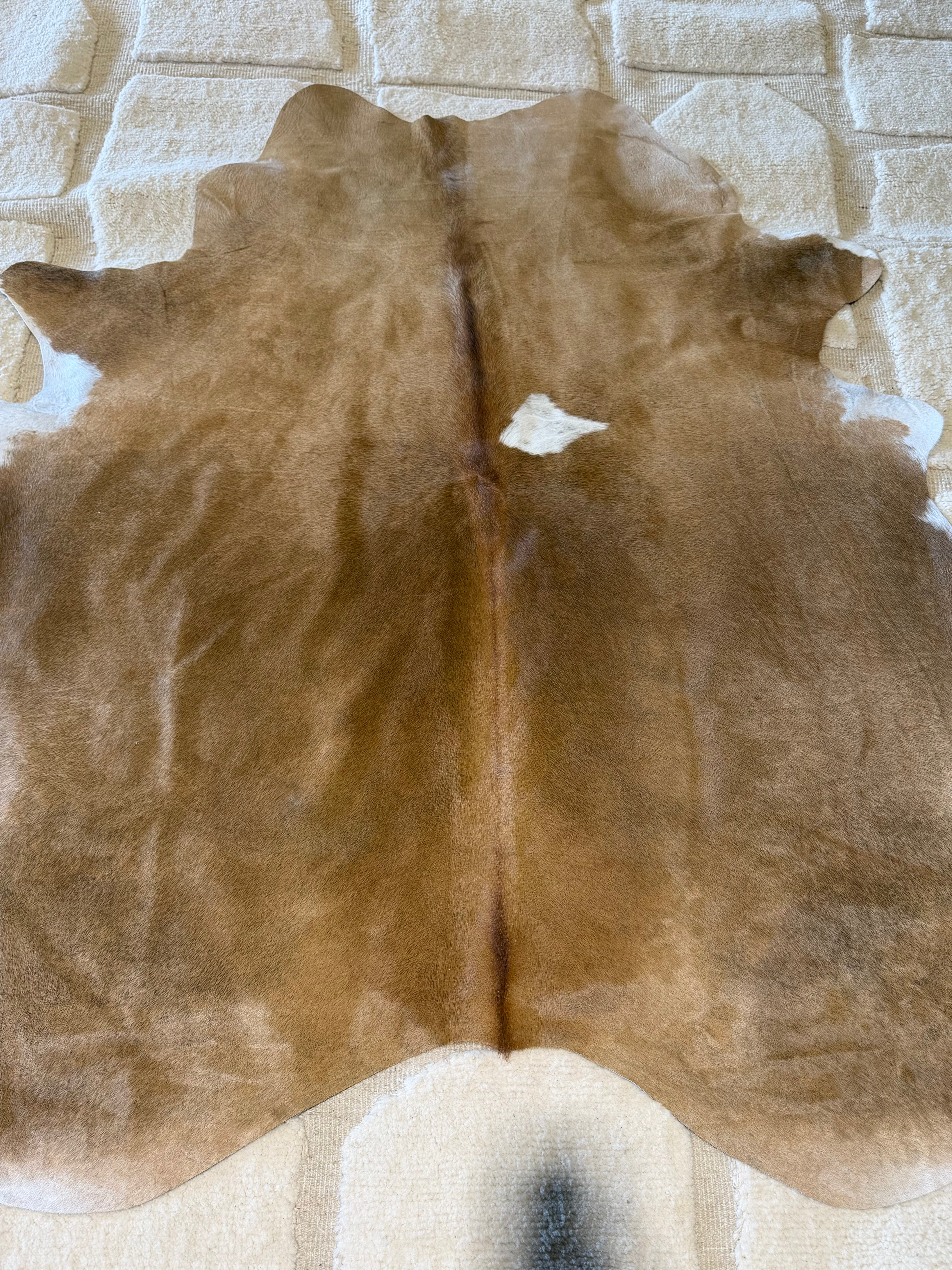 Brown 5.4x7.2 Cowhide Rug