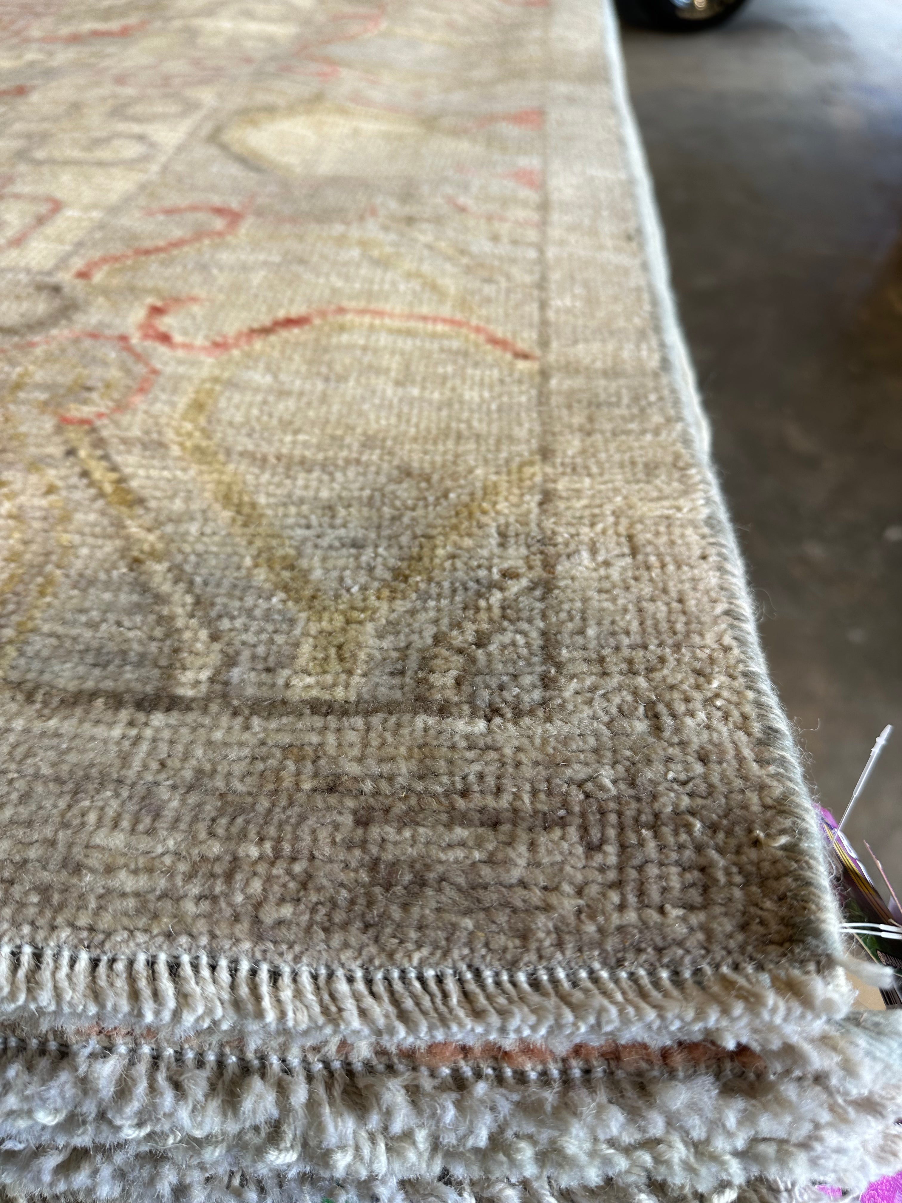 Barbara Fraser 10x13.10 Whitewashed Afghani Oushak Rug
