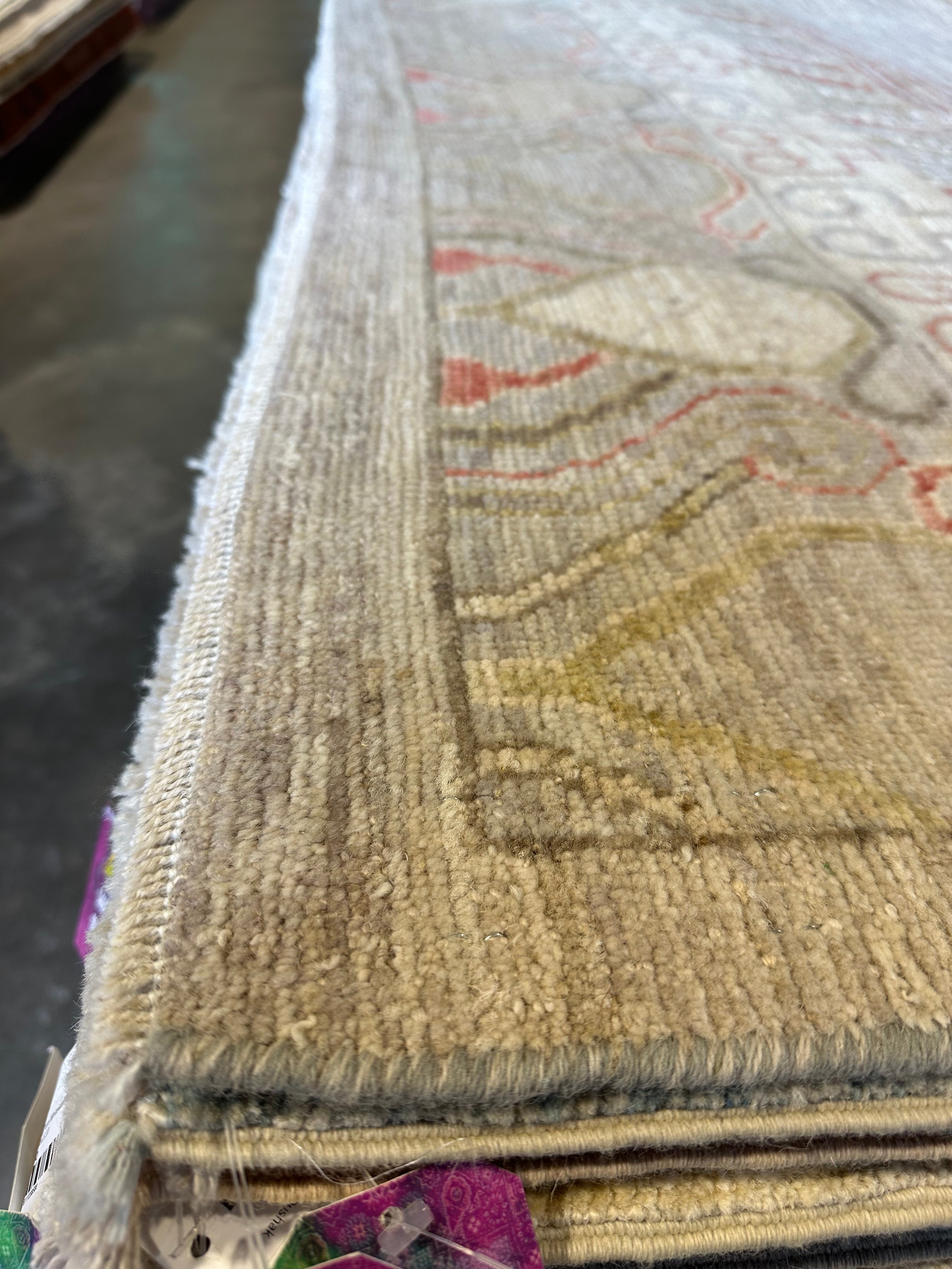 Barbara Fraser 10x13.10 Whitewashed Afghani Oushak Rug
