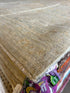Dana Mahmood 8.9x11.10 Whitewash Afghani Oushak Rug