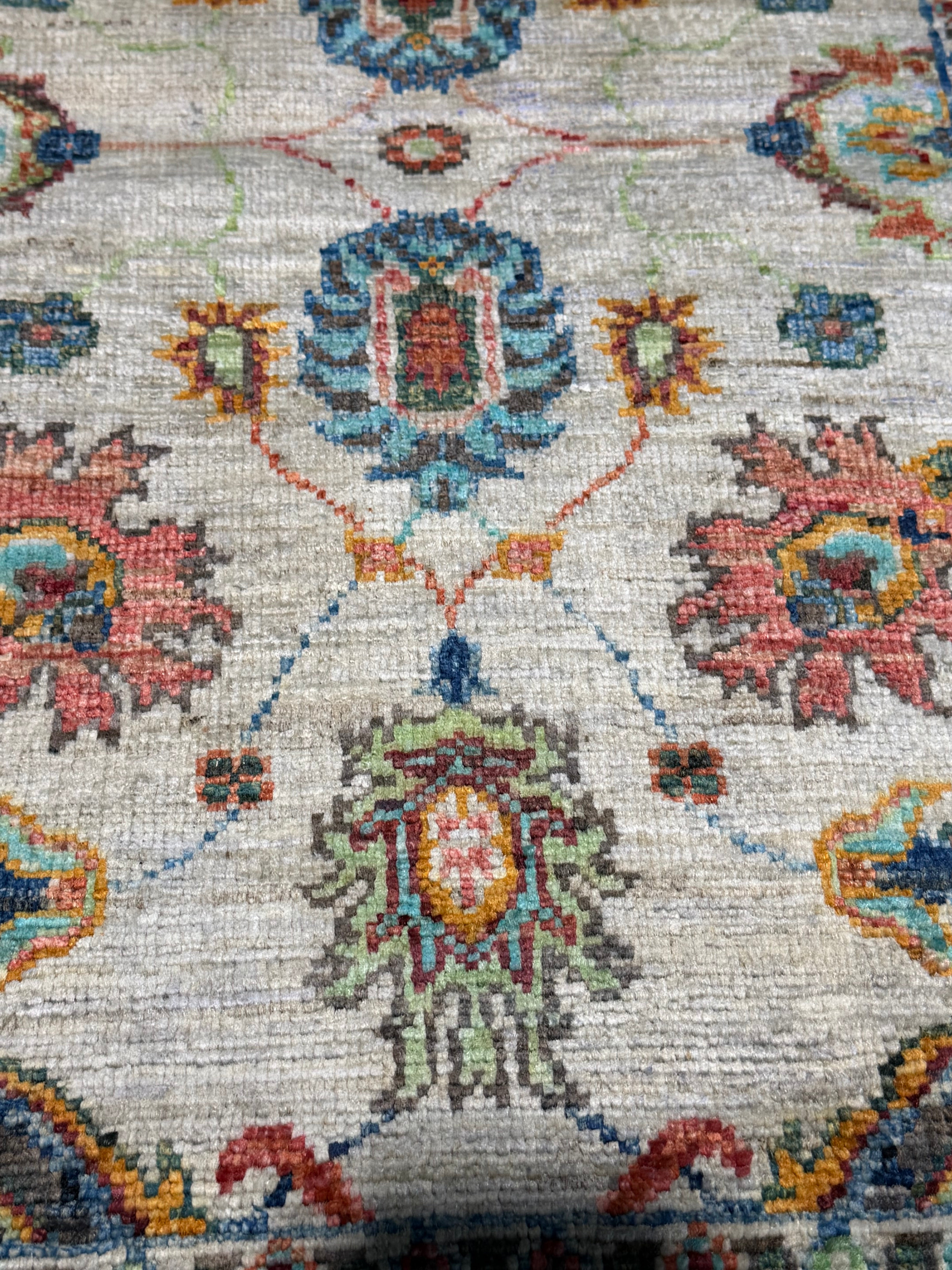 Daniella Alonso 2x3.1 Multicolor Afghani Sultani Rug