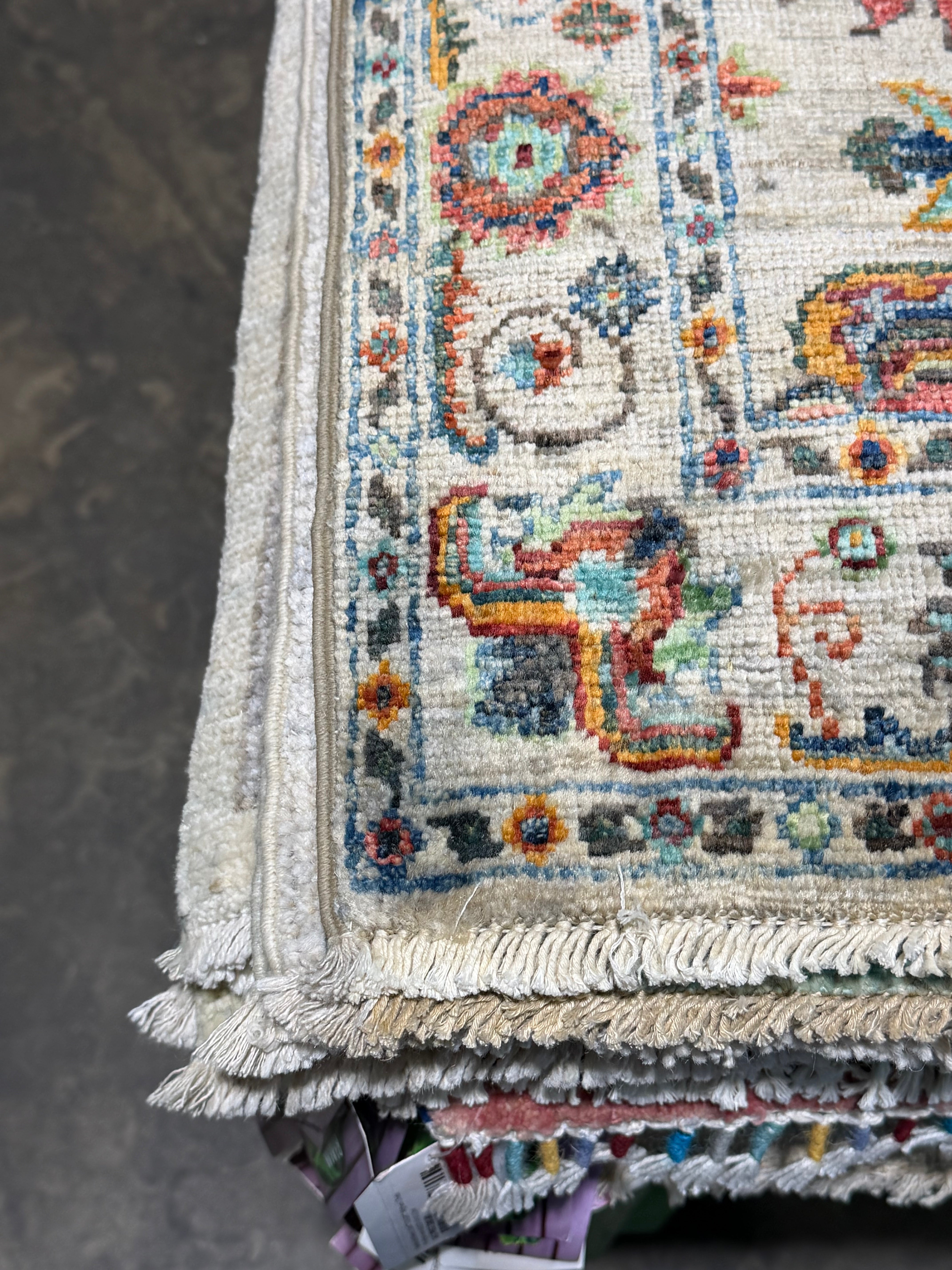 Lucy 2x3.1 Multicolor Afghani Sultani Rug