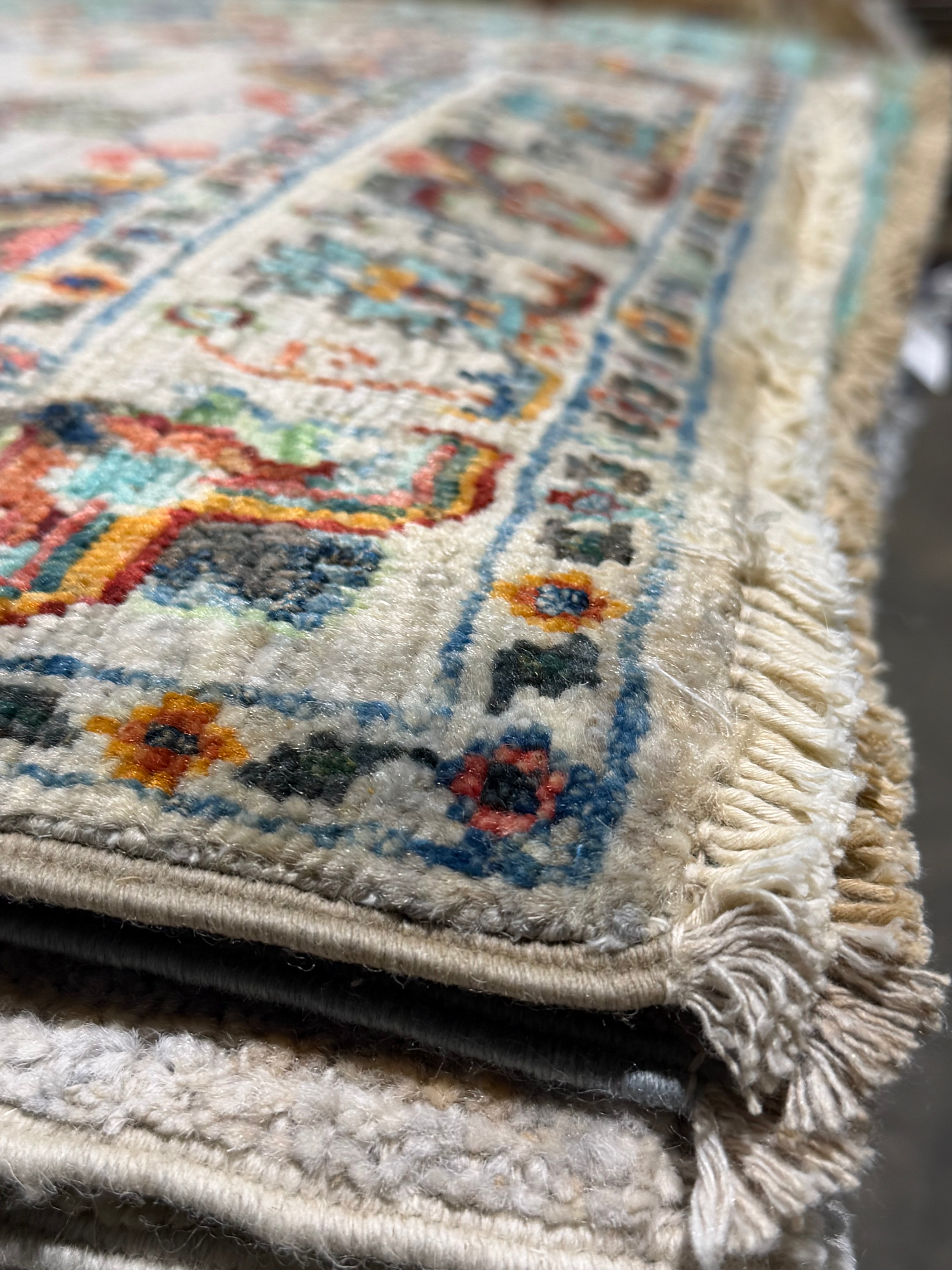 Daniella Alonso 2x3.1 Multicolor Afghani Sultani Rug