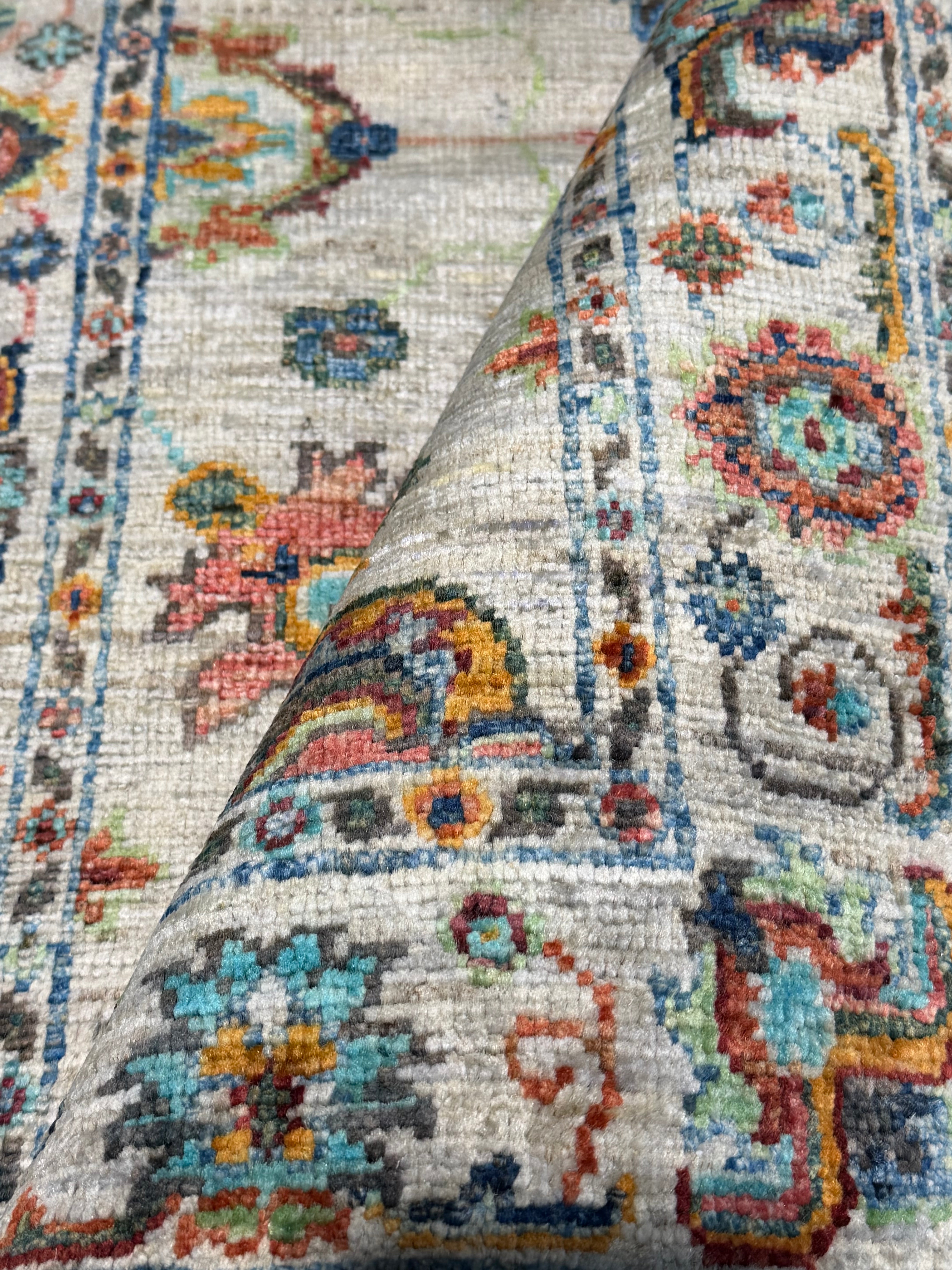 Lucy 2x3.1 Multicolor Afghani Sultani Rug