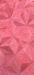 Pink Dyed Round Cowhide Rug