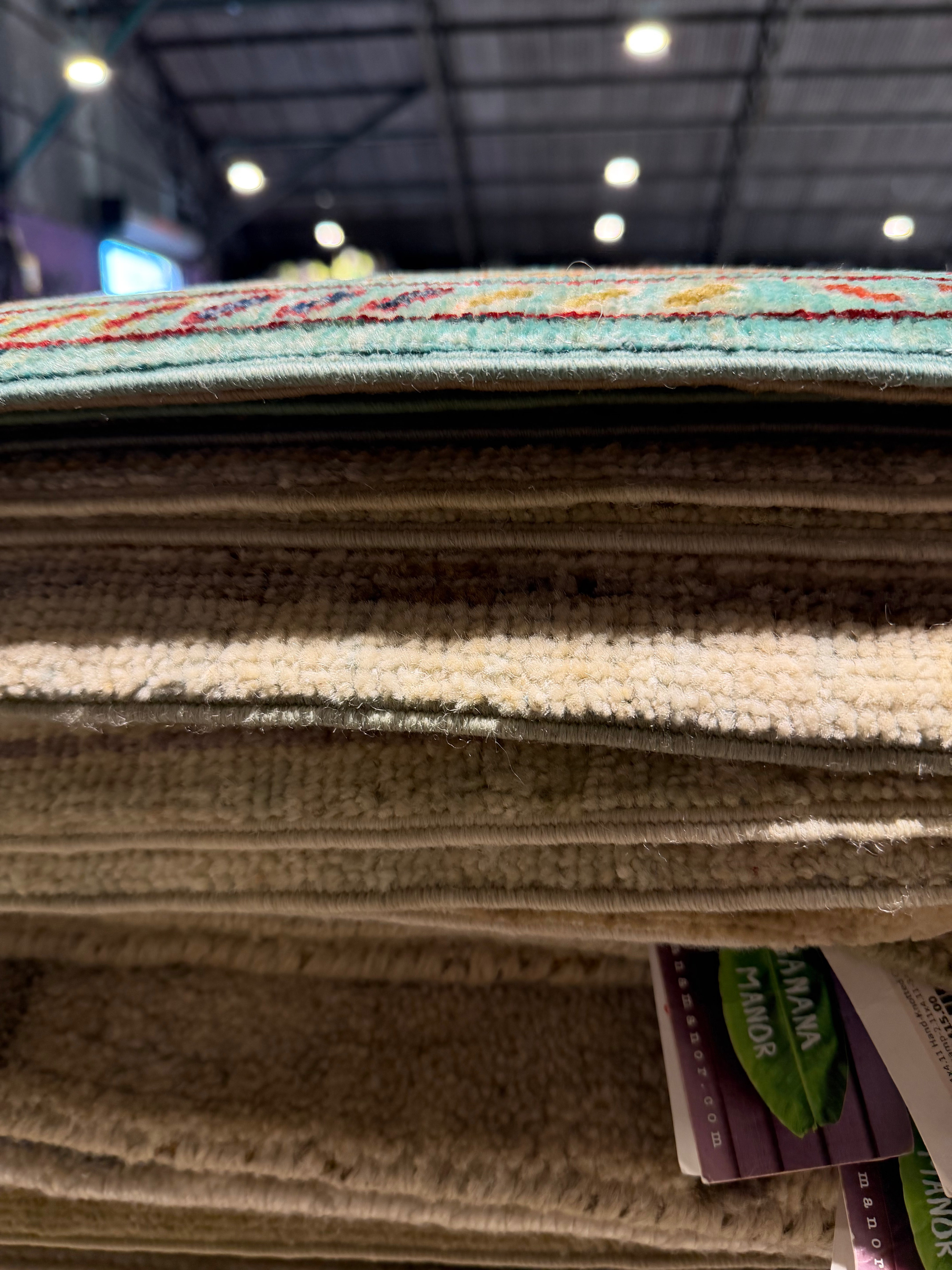 Jennifer Landon 3.6x5.1 Light Blue Afghani Sultani Rug