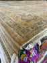 Krista Kosonen 9x11.8 Whitewash Afghani Oushak Rug