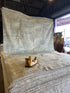 Krista Kosonen 9x11.8 Whitewash Afghani Oushak Rug