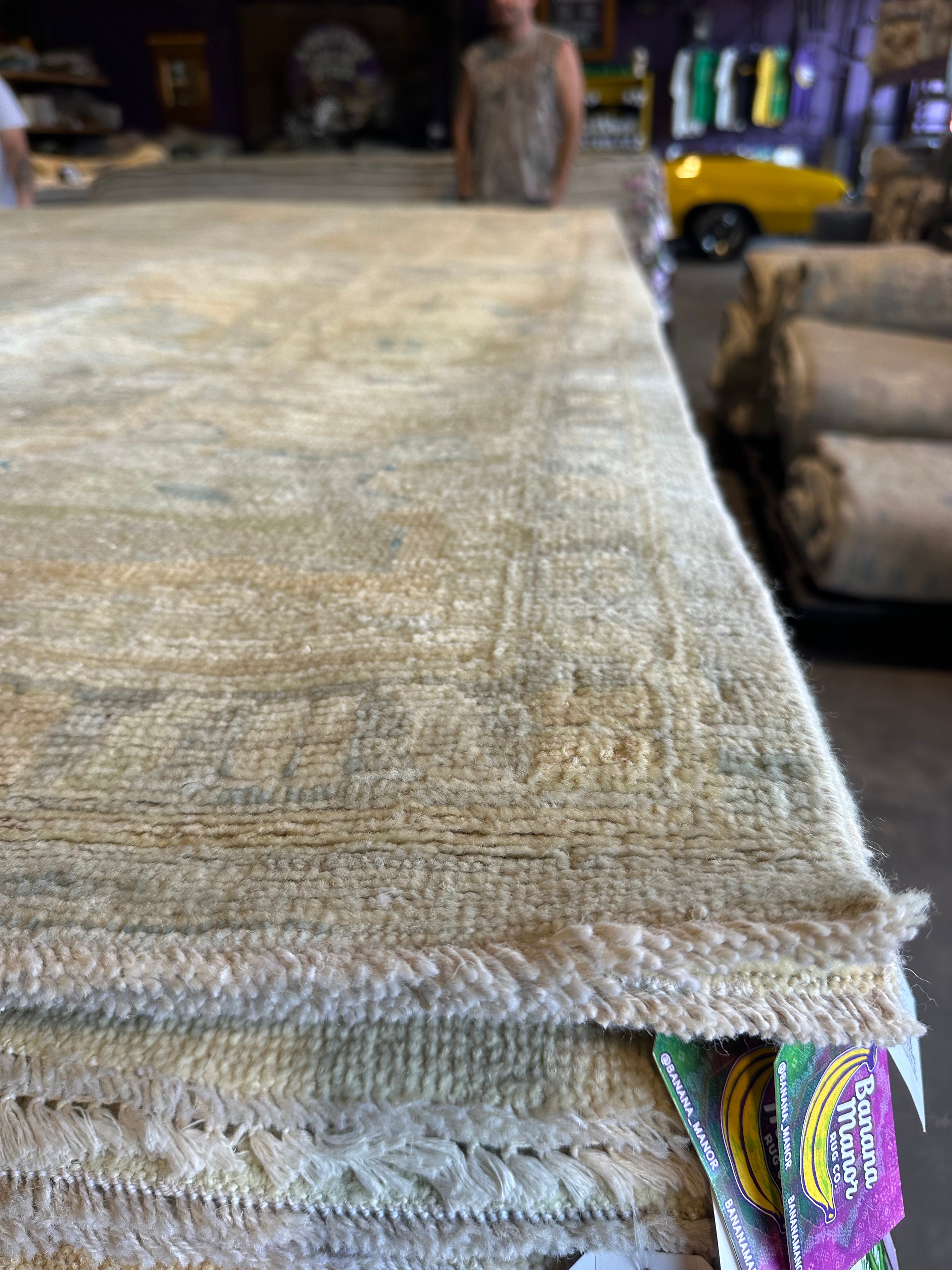 Mary Clark 8.9x11.8 Whitewash Afghani Oushak Rug