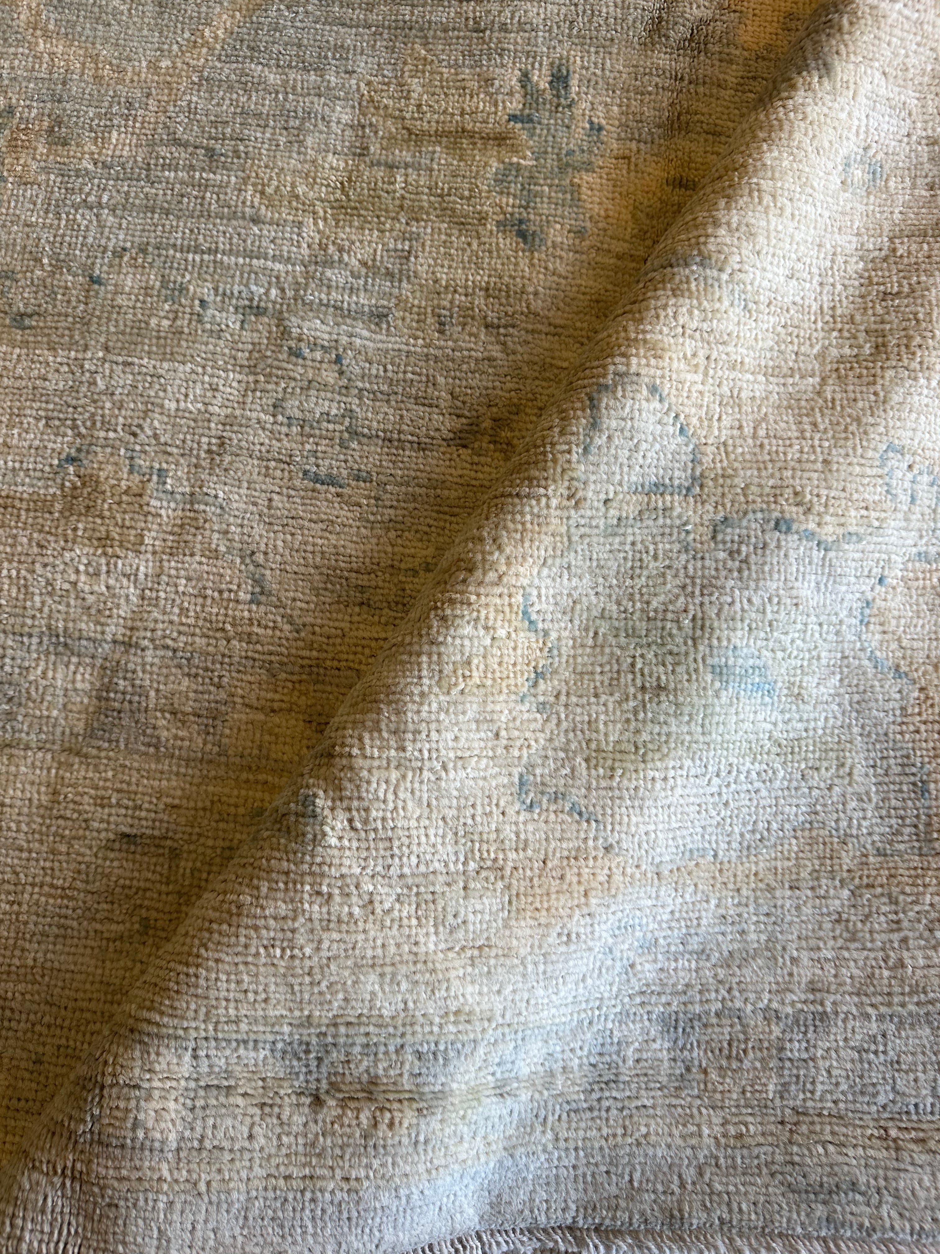 Mary Clark 8.9x11.8 Whitewash Afghani Oushak Rug