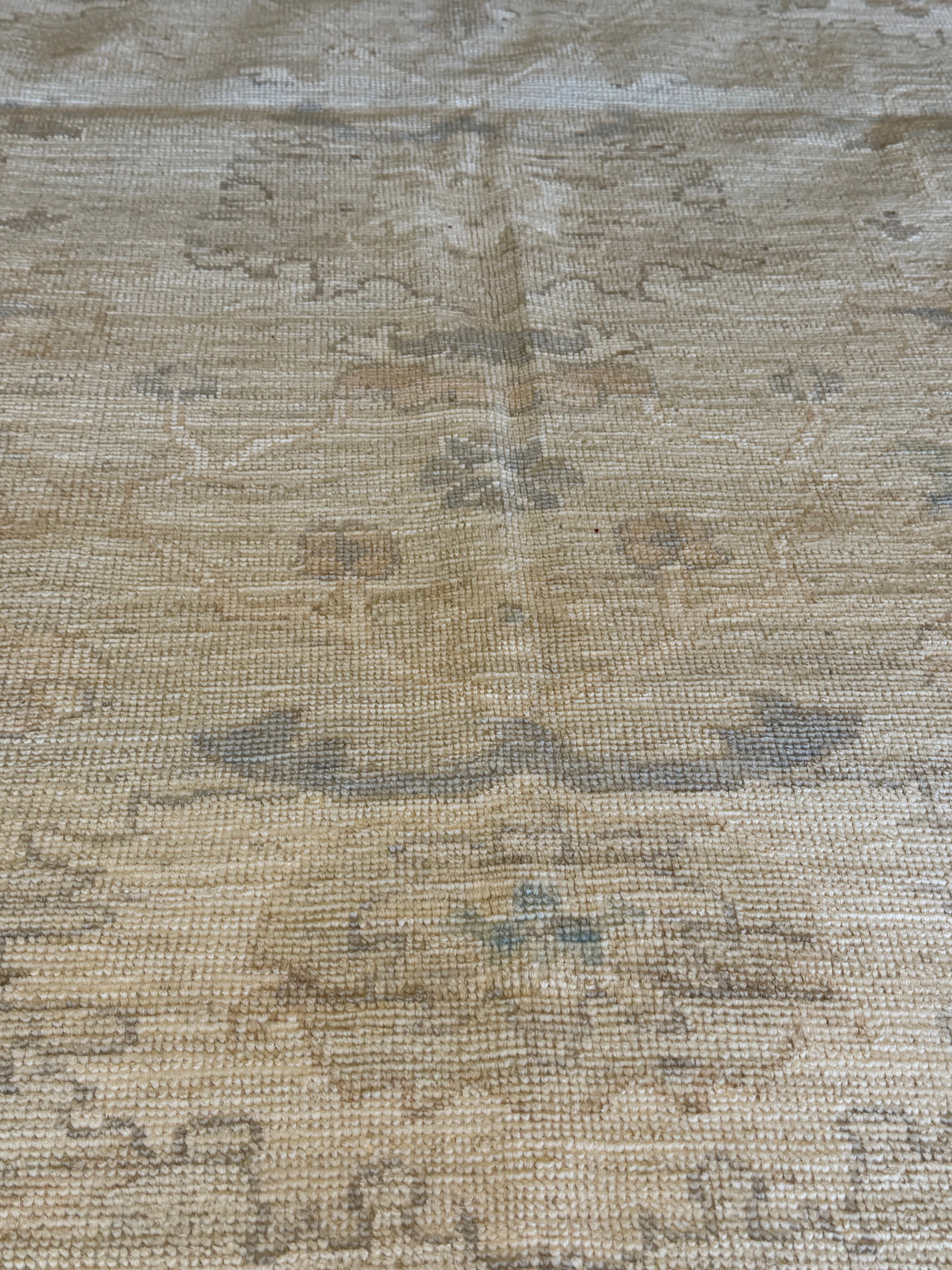 Betty Pemp 8.2x10.2 Beige Afghani Whitewashed Oushak