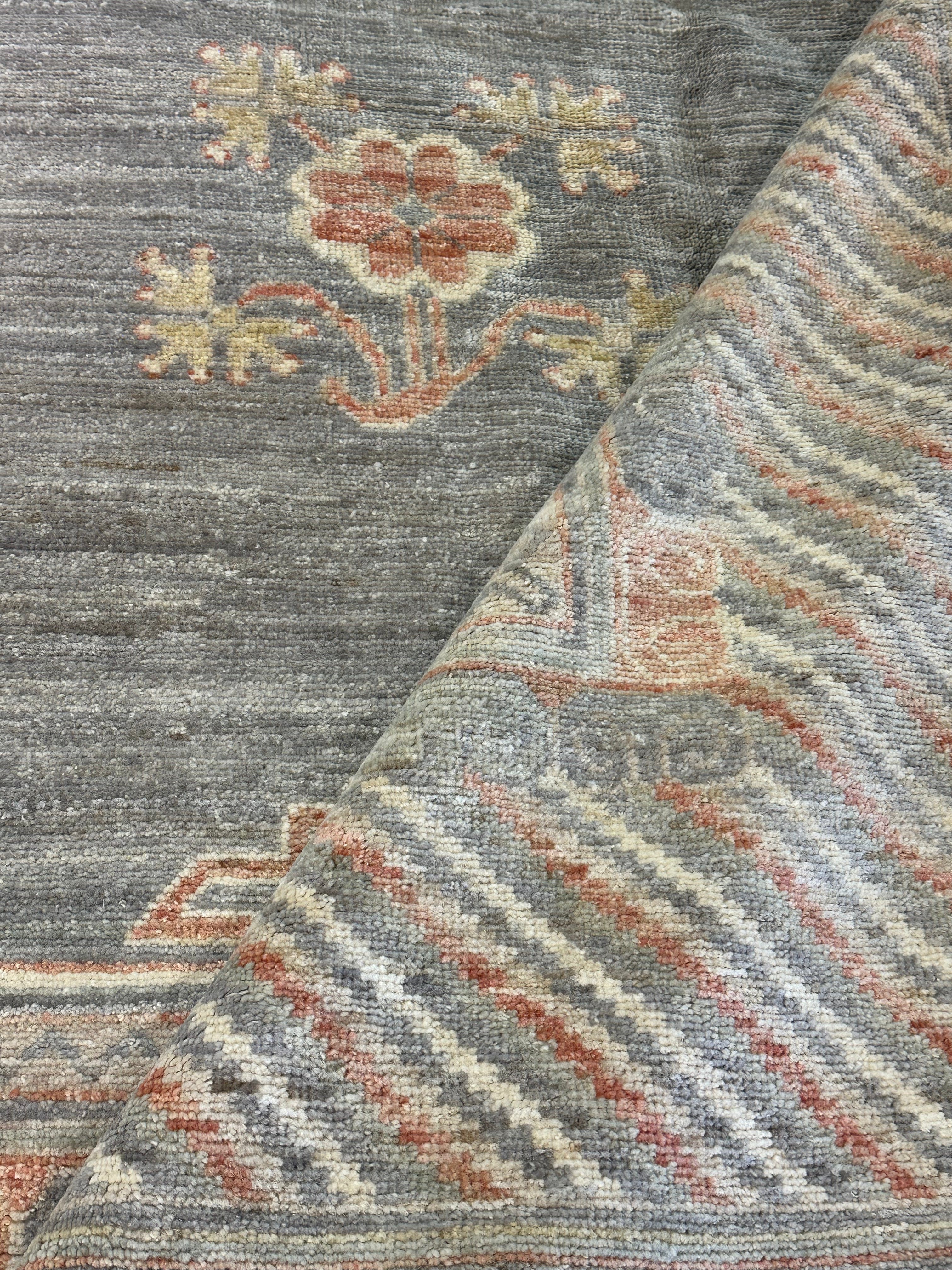 Ramona Kim 7.11x10 Colorful Afghani Oushak Rug