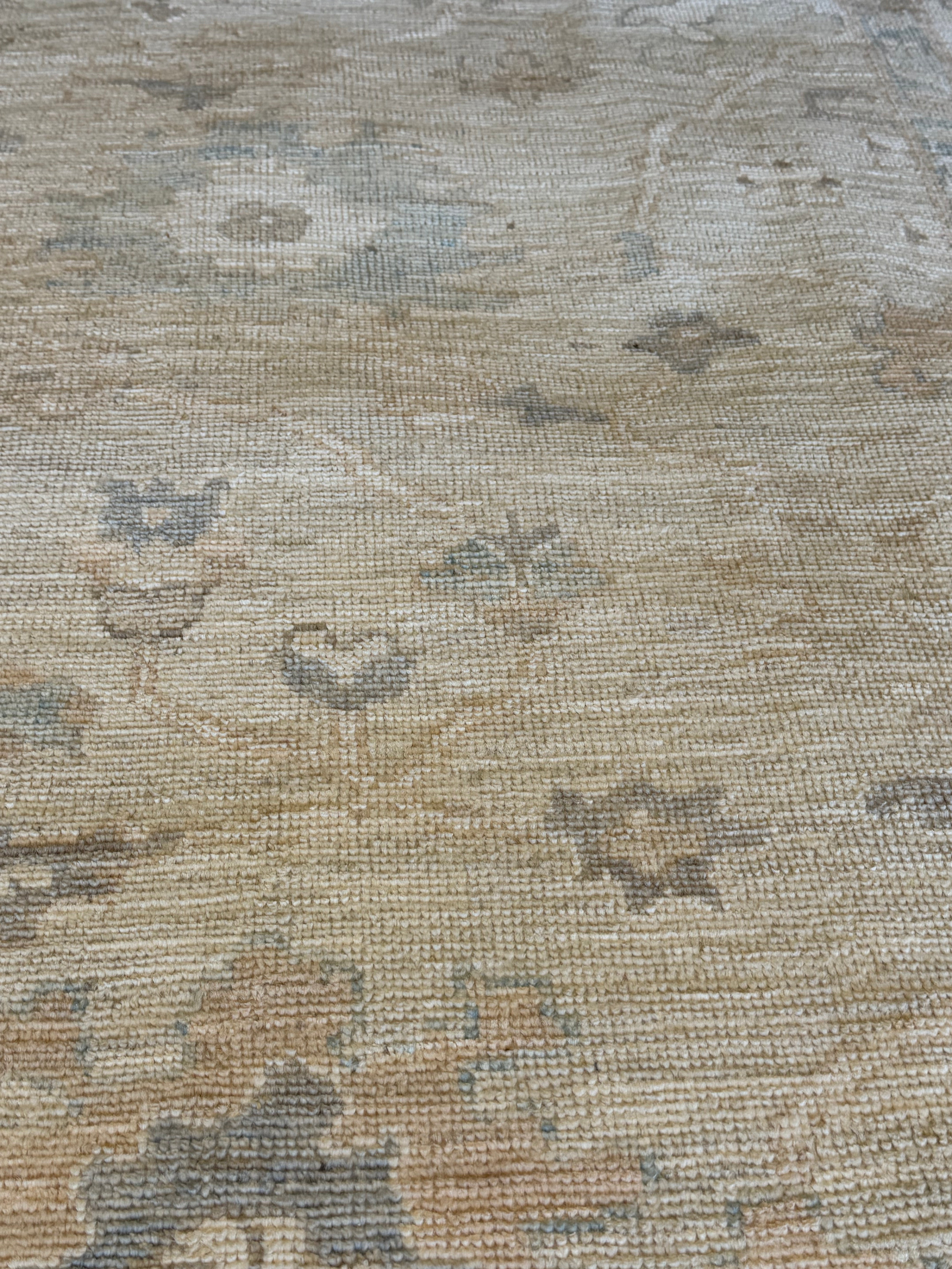 Betty Pemp 8.2x10.2 Beige Afghani Whitewashed Oushak