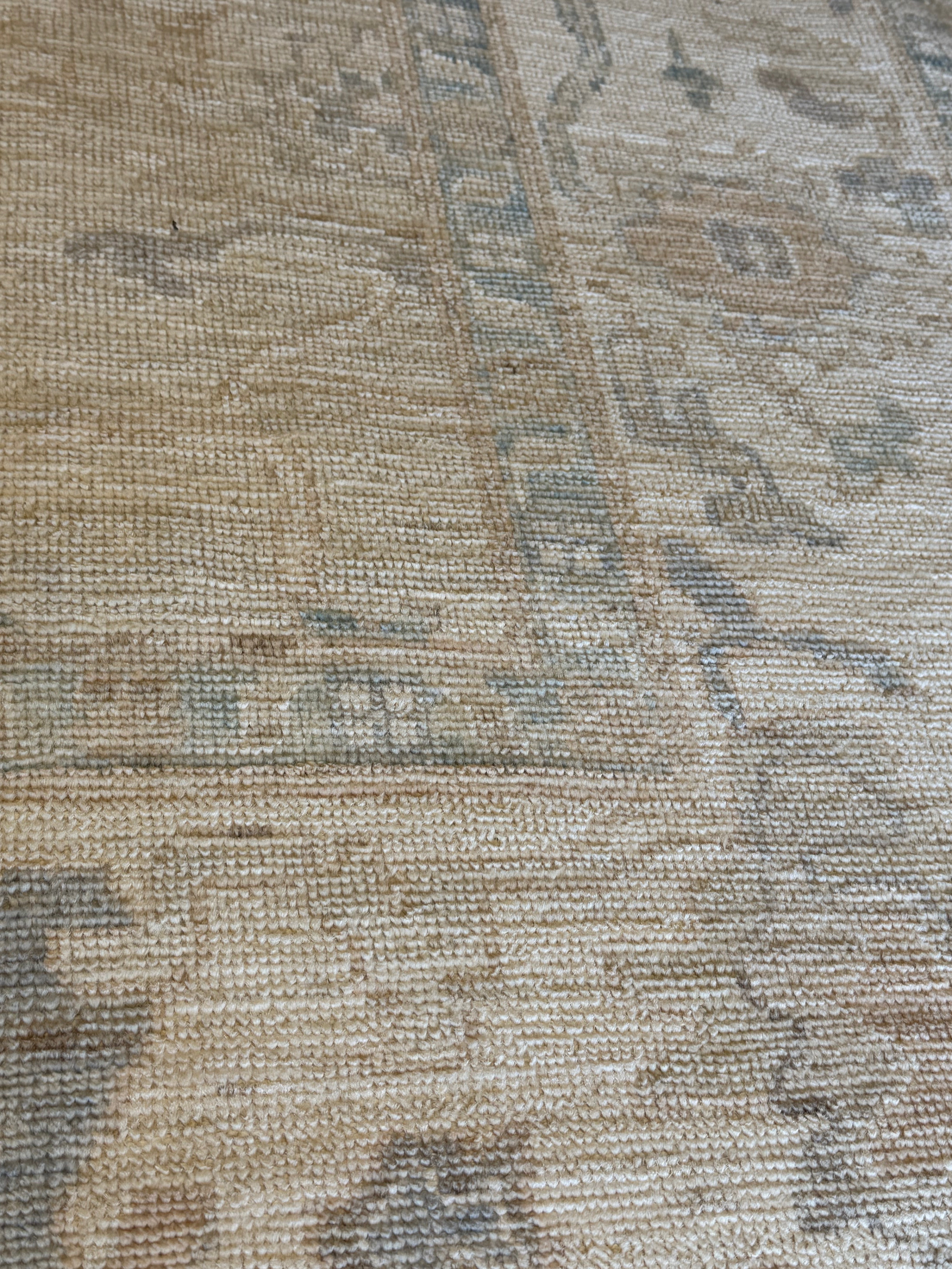 Betty Pemp 8.2x10.2 Beige Afghani Whitewashed Oushak