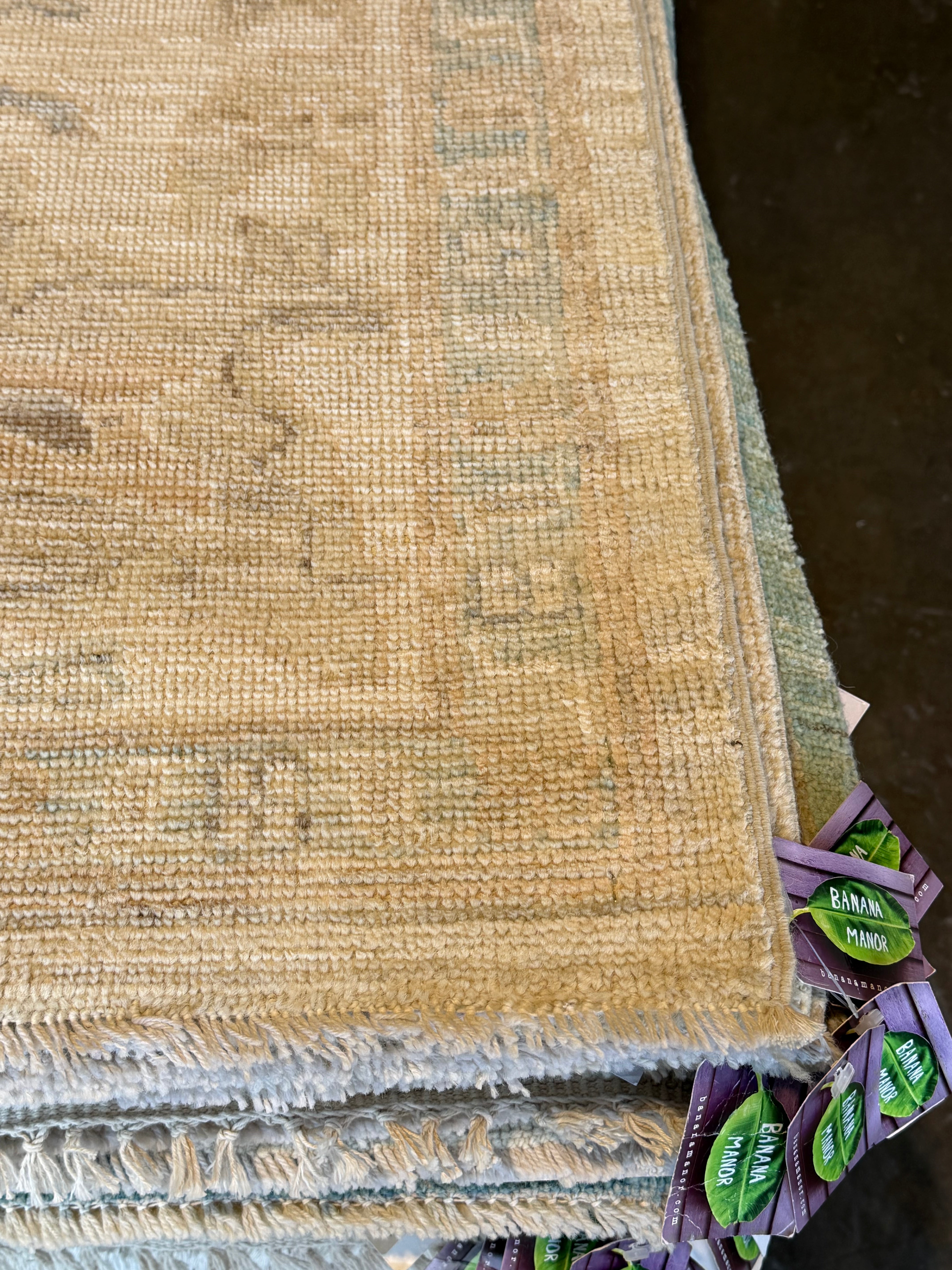 Betty Pemp 8.2x10.2 Beige Afghani Whitewashed Oushak