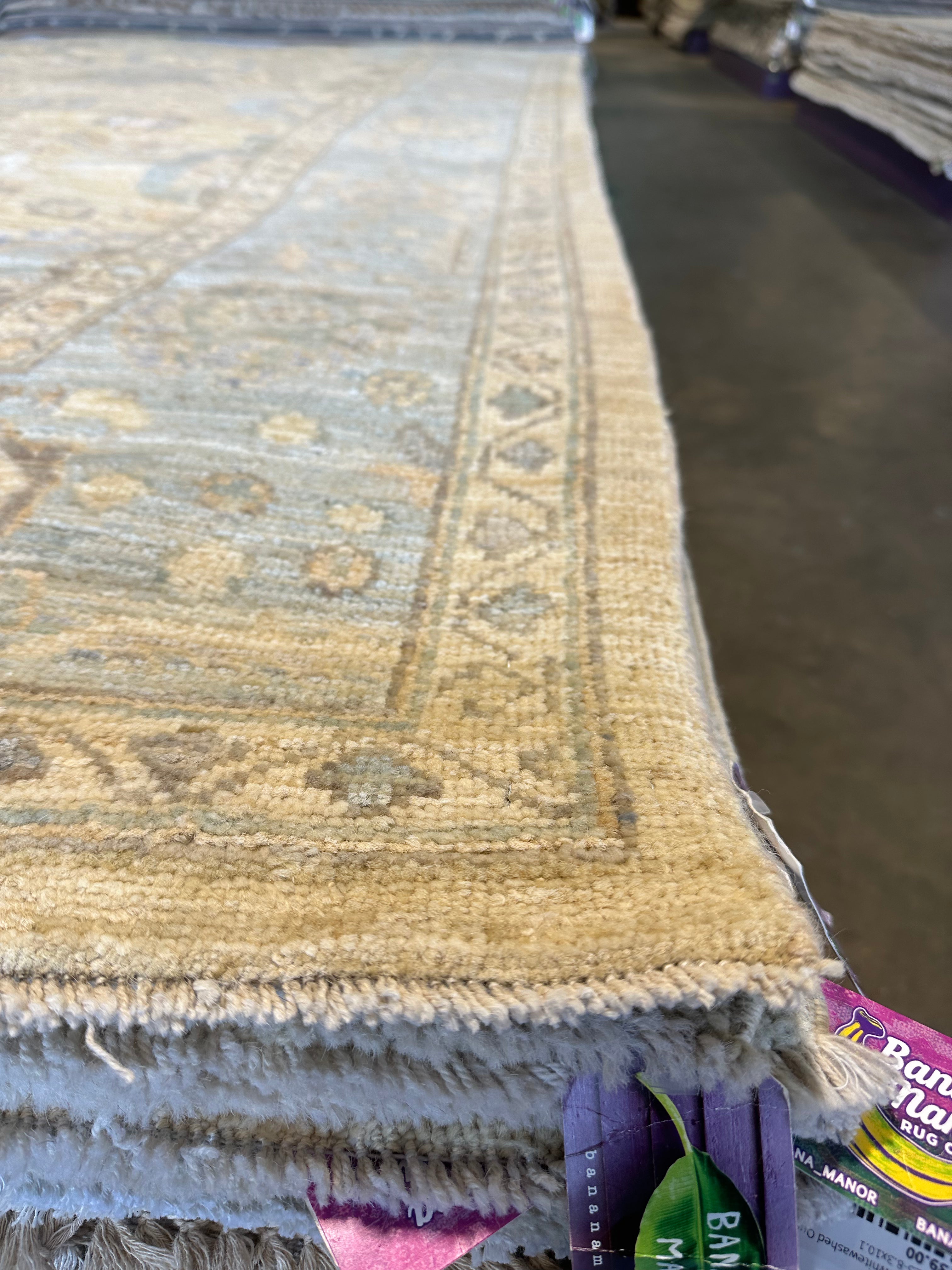 Milana Wan 8.2x10 Whitewash Afghani Oushak Rug