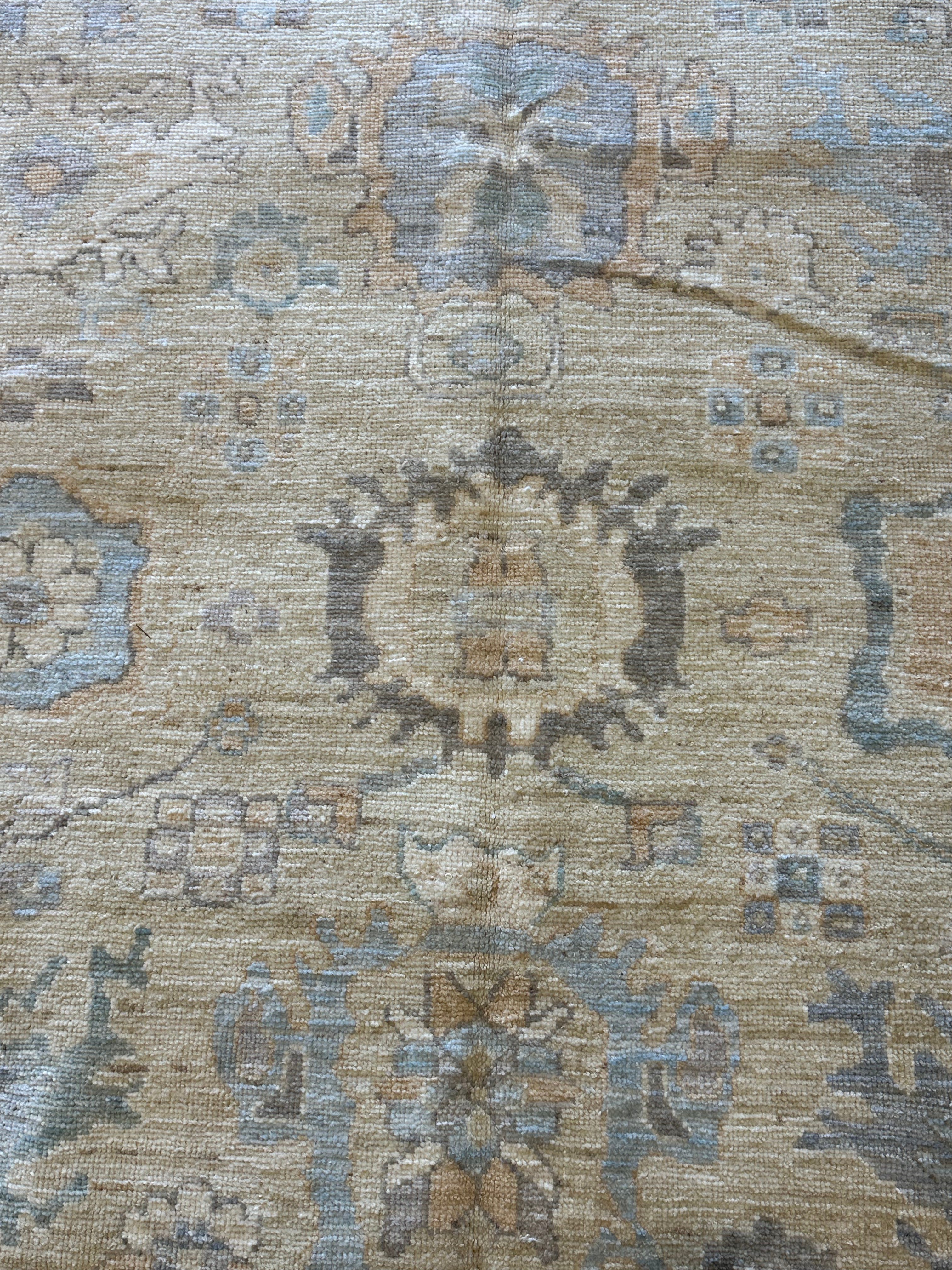 Milana Wan 8.2x10 Whitewash Afghani Oushak Rug