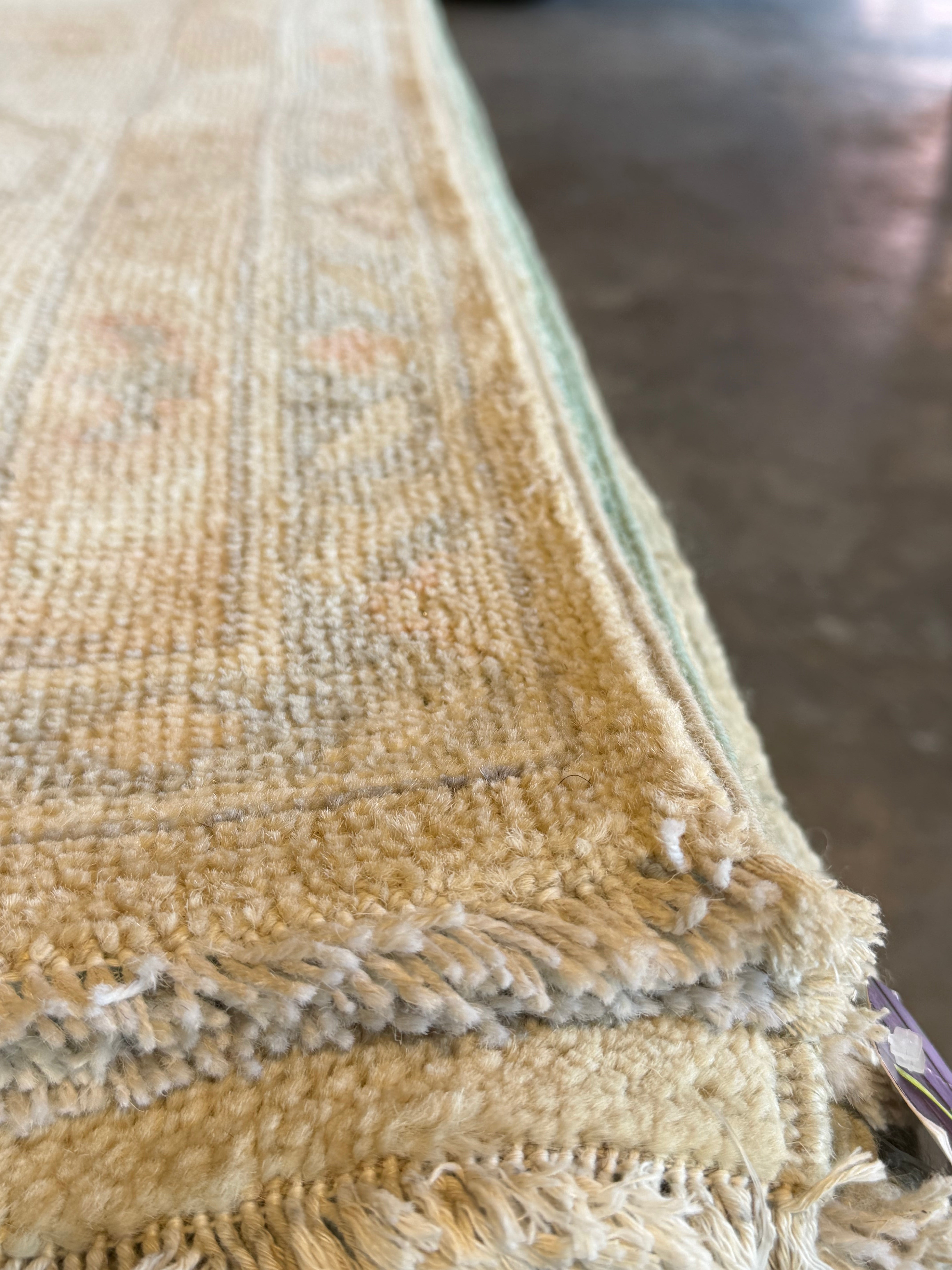 Estelle 10.2x13.10 Beige Multi Afghani Whitewashed Oushak