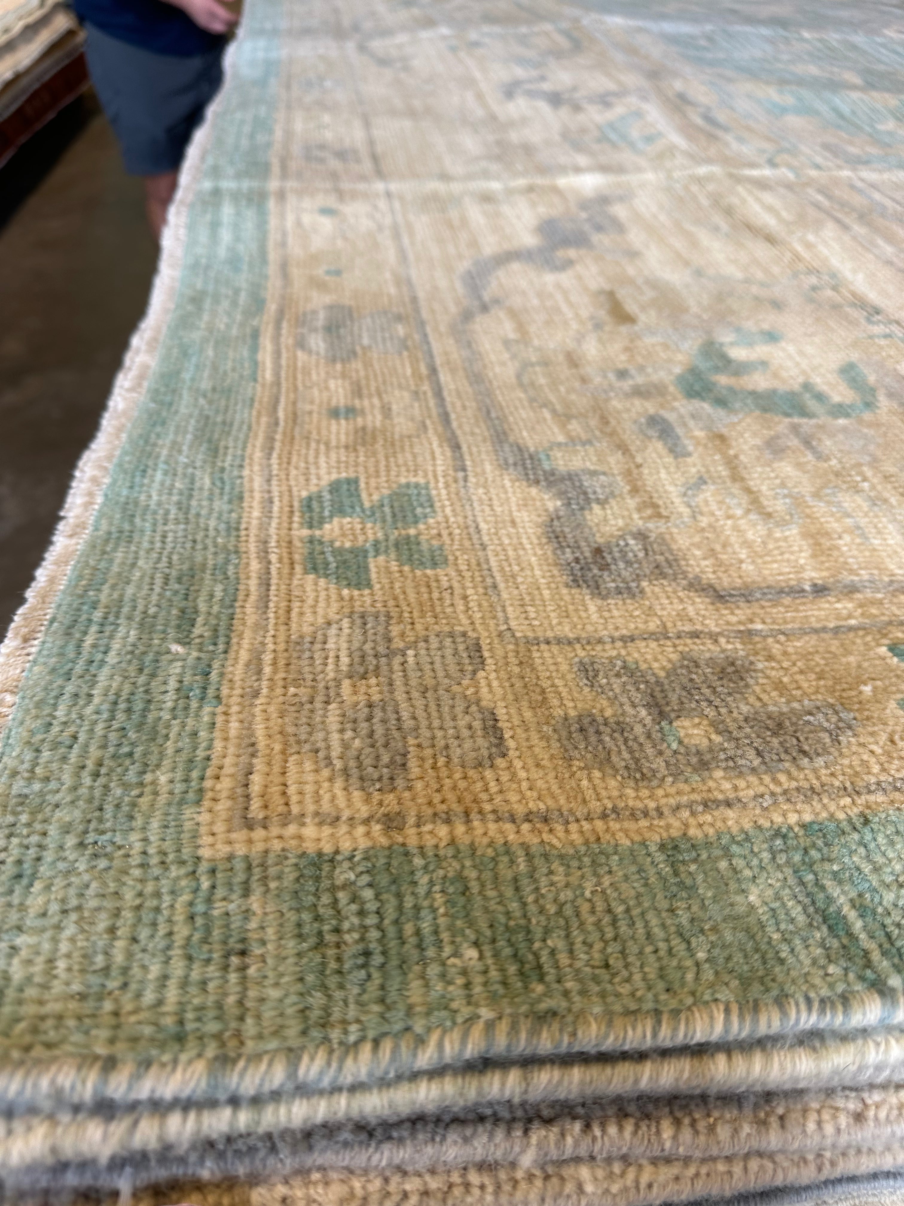 Renate Reinsve 9.10x13.7 Colorful Afghani Oushak Rug
