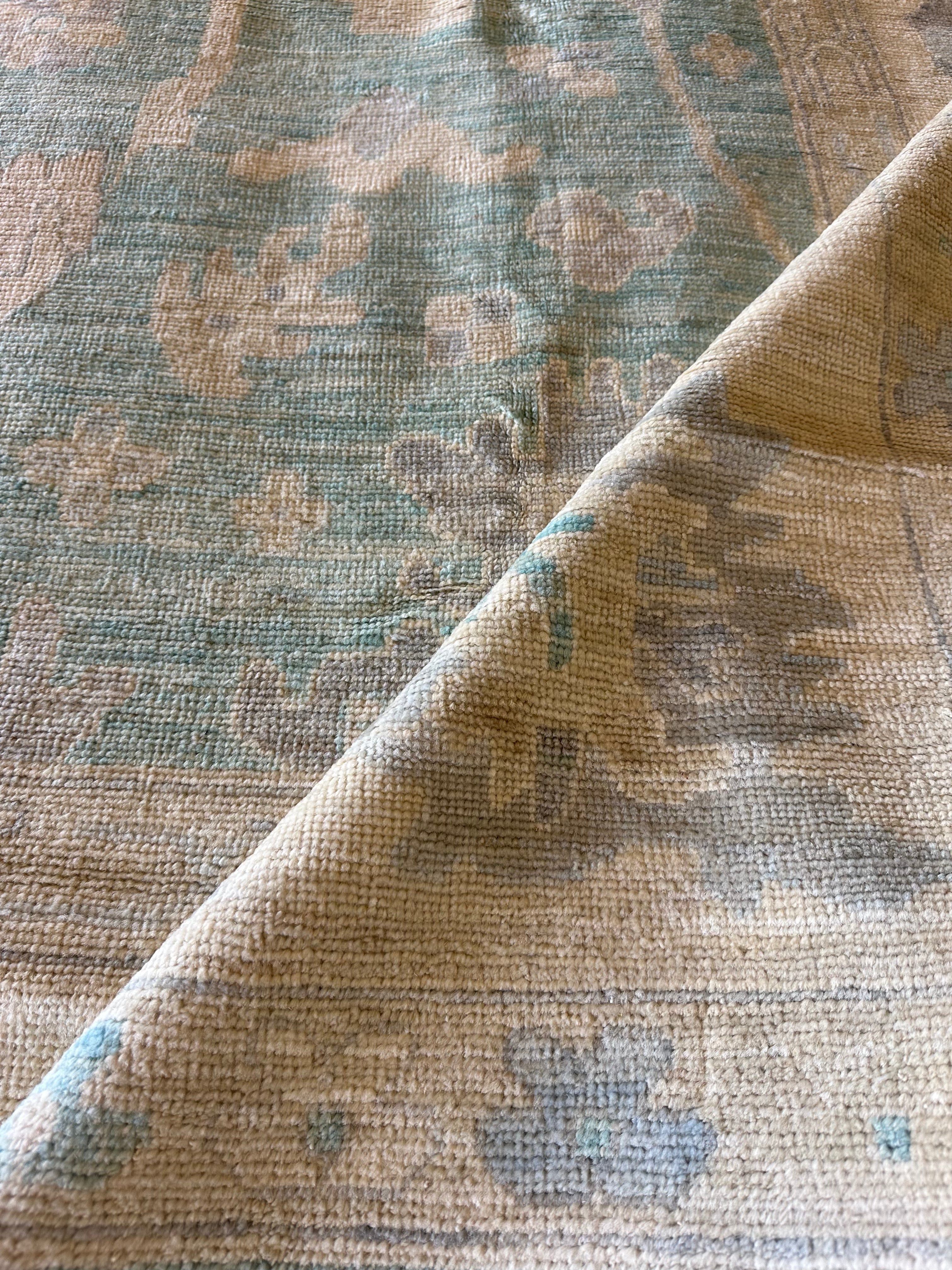 Renate Reinsve 9.10x13.7 Colorful Afghani Oushak Rug