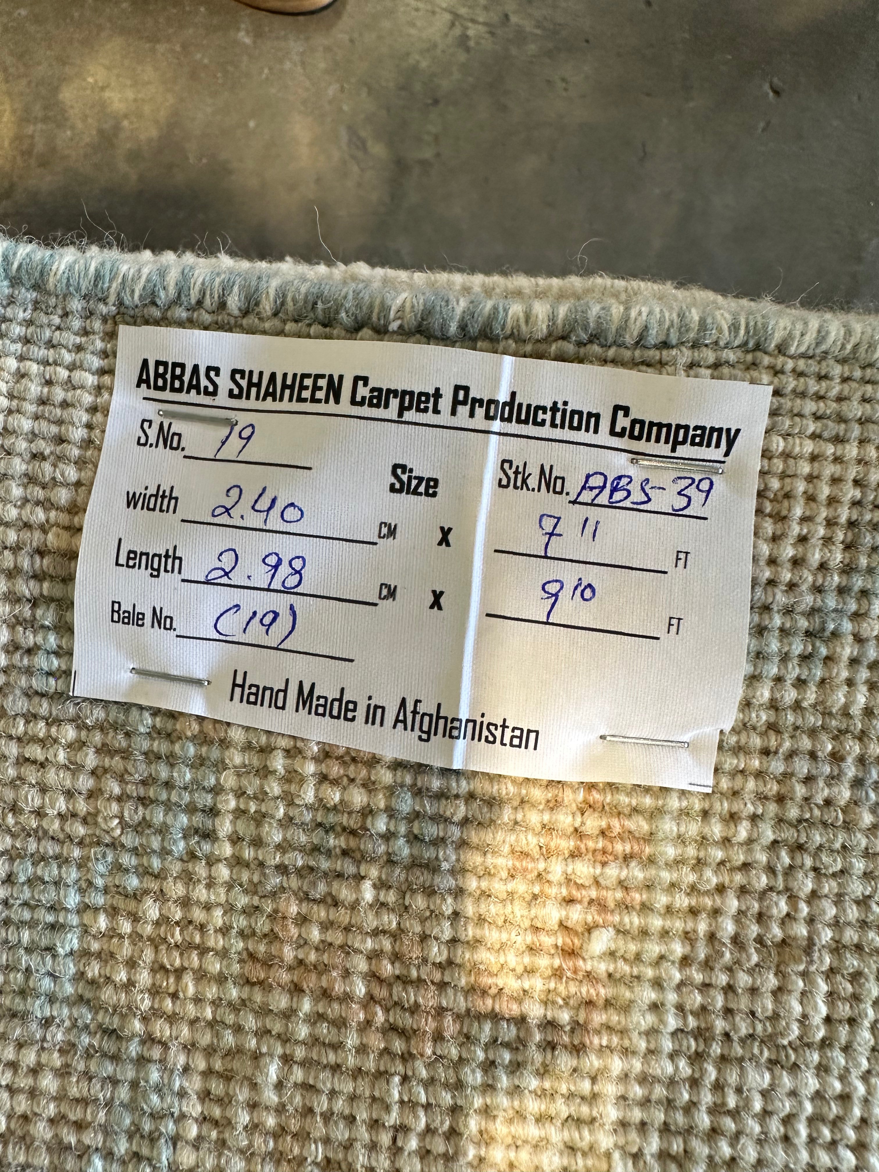 Jenni DePiero 7.11x9.10 Afghani Oushak Rug