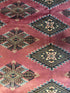 Shari Weiser 8.1x10.4 Pink Afghani Bokhara Rug