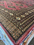 Shari Weiser 8.1x10.4 Pink Afghani Bokhara Rug