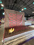 Shari Weiser 8.1x10.4 Pink Afghani Bokhara Rug