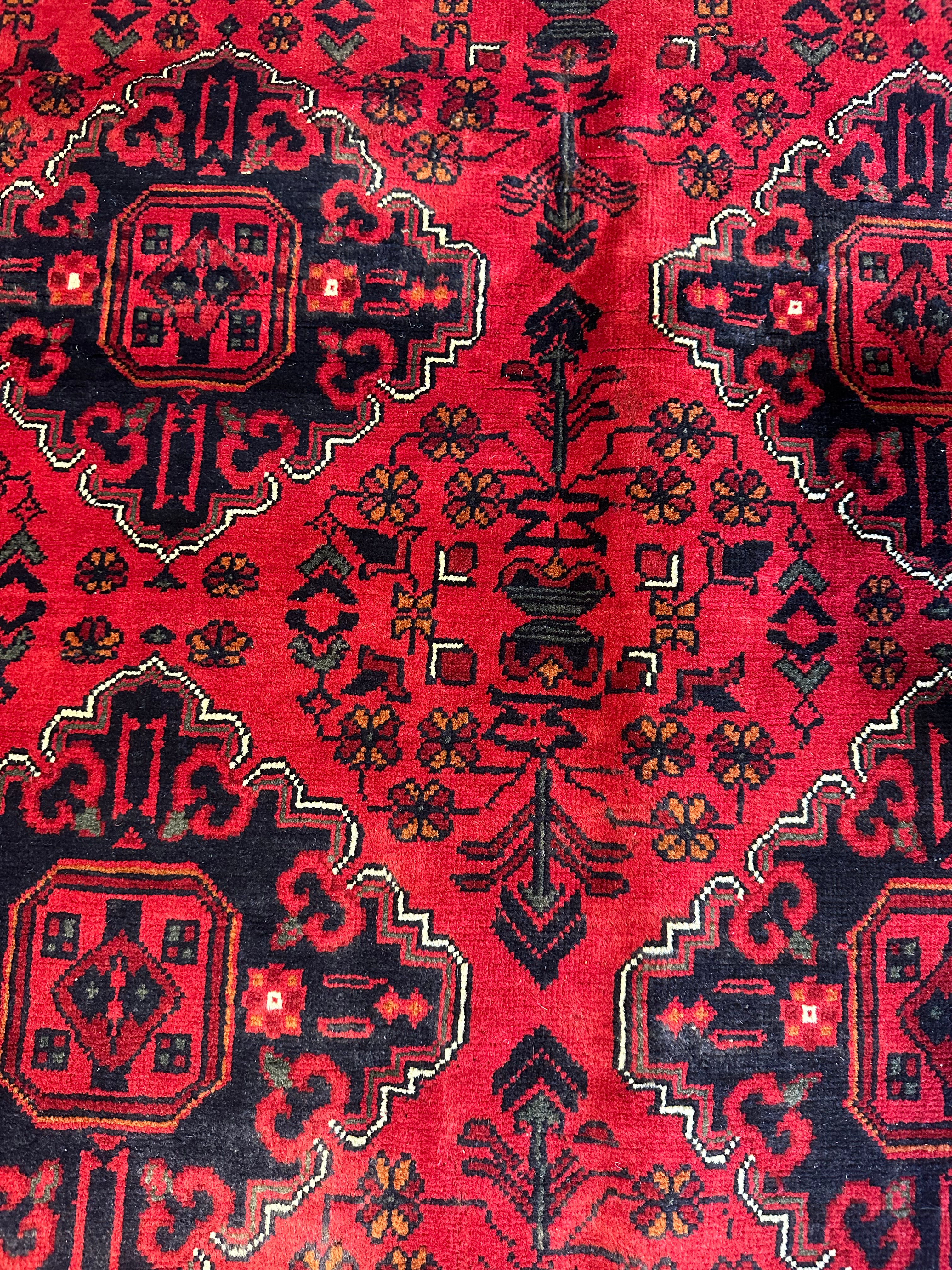 Kelly Vitz 8.2x11.3 Red Afghani Khamyab Rug