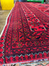 Kelly Vitz 8.2x11.3 Red Afghani Khamyab Rug