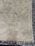 Adrienne Maloof 4x6 Hand-Knotted Oushak Silver and Grey