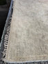 Adrienne Maloof 4x6 Hand-Knotted Oushak Silver and Grey