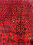 Jill Tilley 6.4x9.6 Red Afghani Khamyab Rug