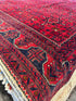 Jill Tilley 6.4x9.6 Red Afghani Khamyab Rug
