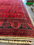 Jill Tilley 6.4x9.6 Red Afghani Khamyab Rug