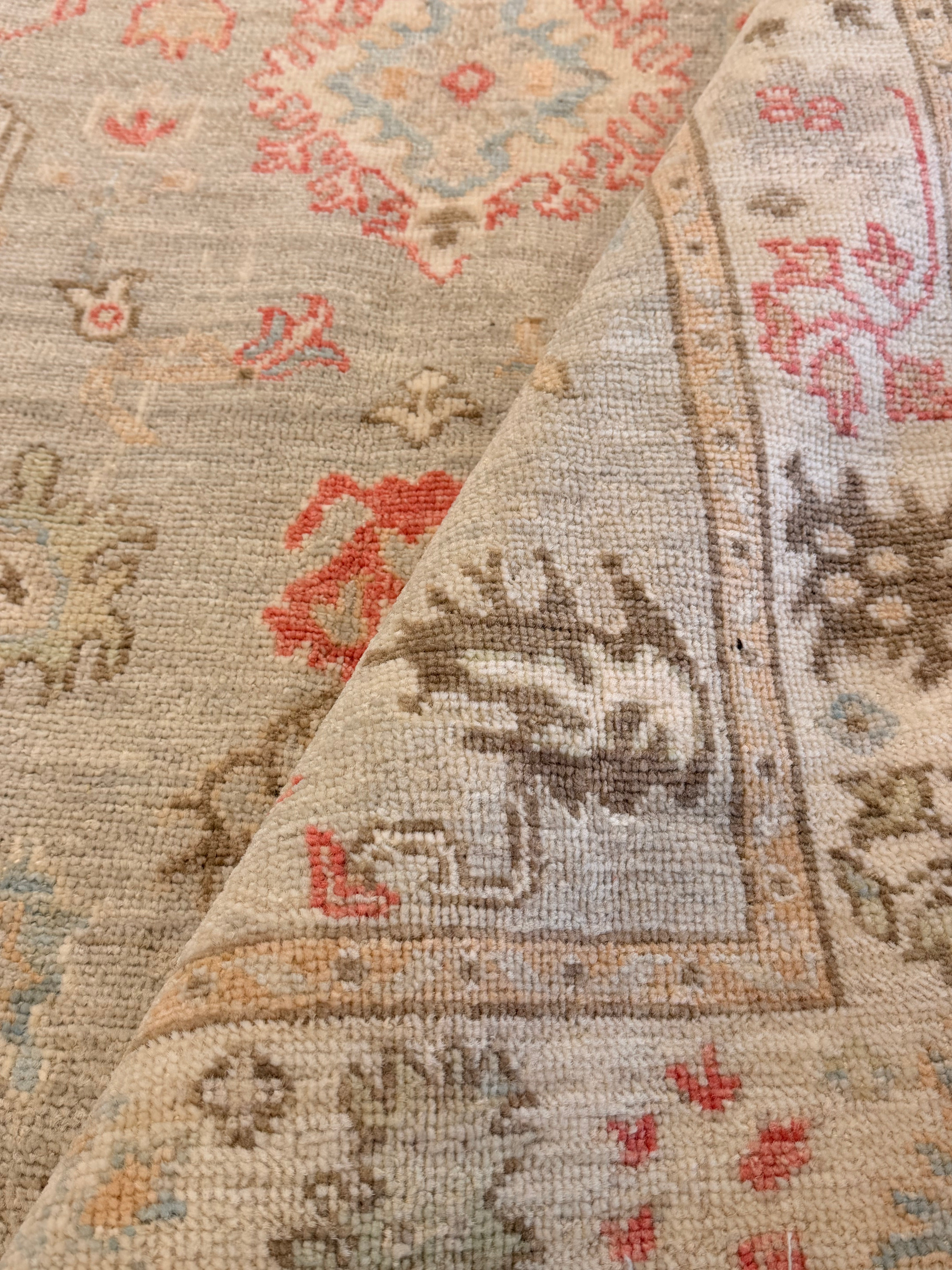 Odessa Young 4x5.11 Multicolor Afghani Whitewashed Oushak