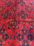 Marley Shelton 6.8x9.5 Red Afghani Khal Muhammad Rug