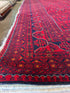 Gwen Grayson 9.10x12.8 Red Afghani Khamyab Rug
