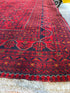Gwen Grayson 9.10x12.8 Red Afghani Khamyab Rug
