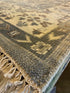 Francesco 9x12 Light Blue and Ivory Turkish Oushak