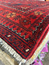 Irina Novacheck 3.3x4.11 Red Afghani Khamyab Rug