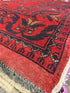 Arlene Johnson 3.3x4.6 Red Afghani Khal Muhammad Rug