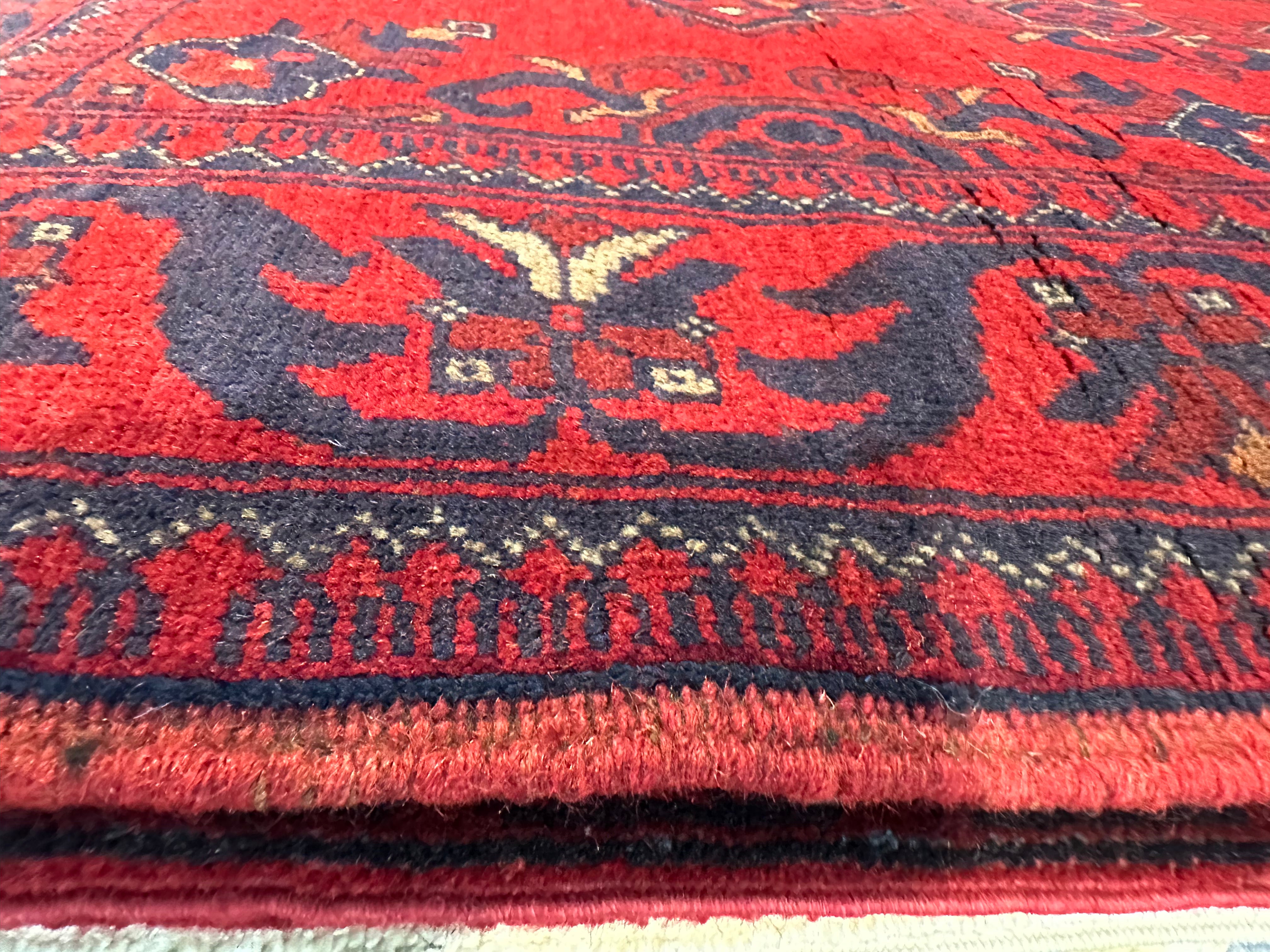 Arlene Johnson 3.3x4.6 Red Afghani Khal Muhammad Rug