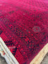 Karen Prell 6.4x9.3 Red Afghani Beljik Rug
