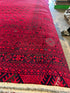 Karen Prell 6.4x9.3 Red Afghani Beljik Rug