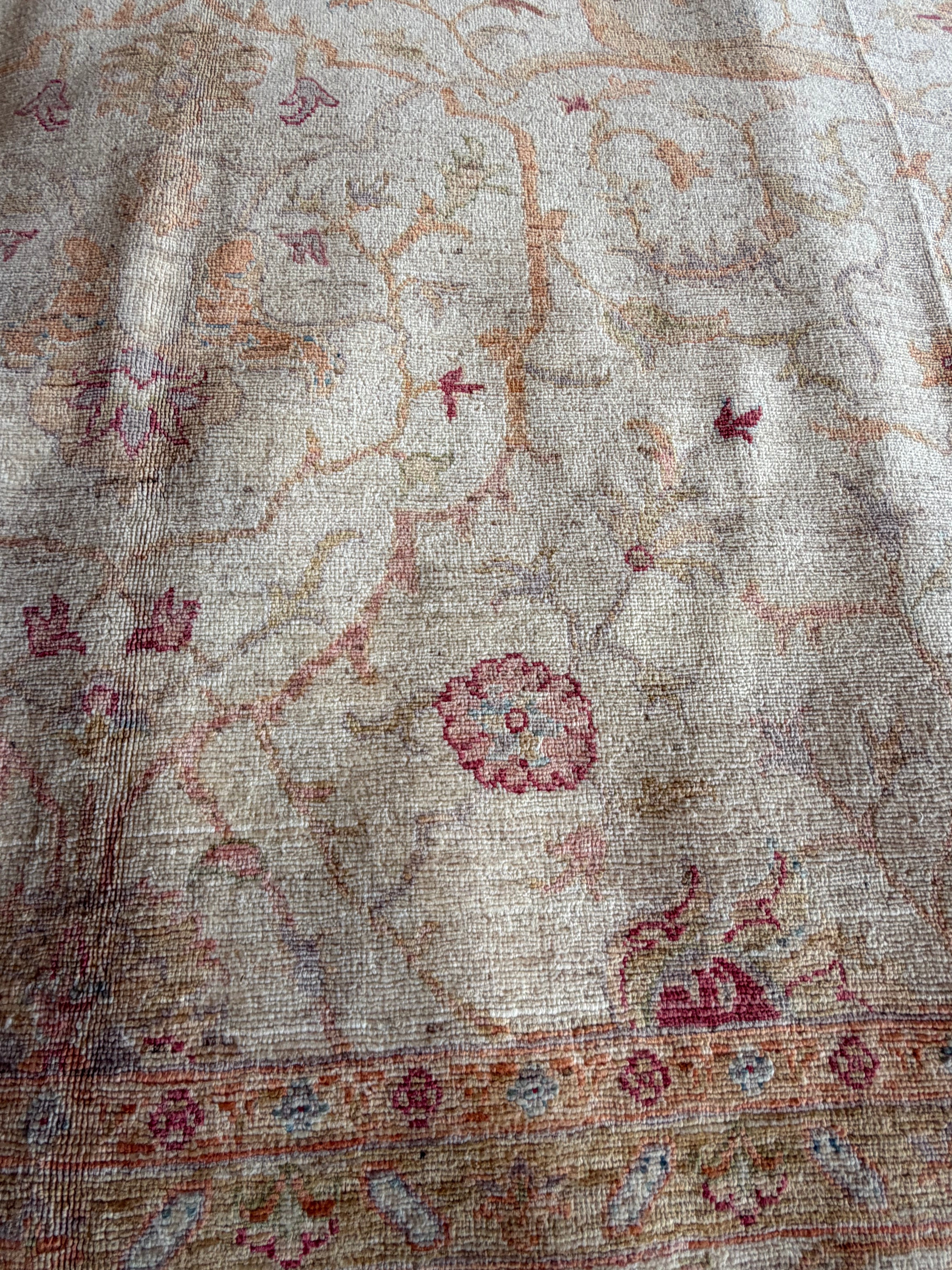 Laura Redman 8.2x11.3 Yellow Afghani Sultani Rug