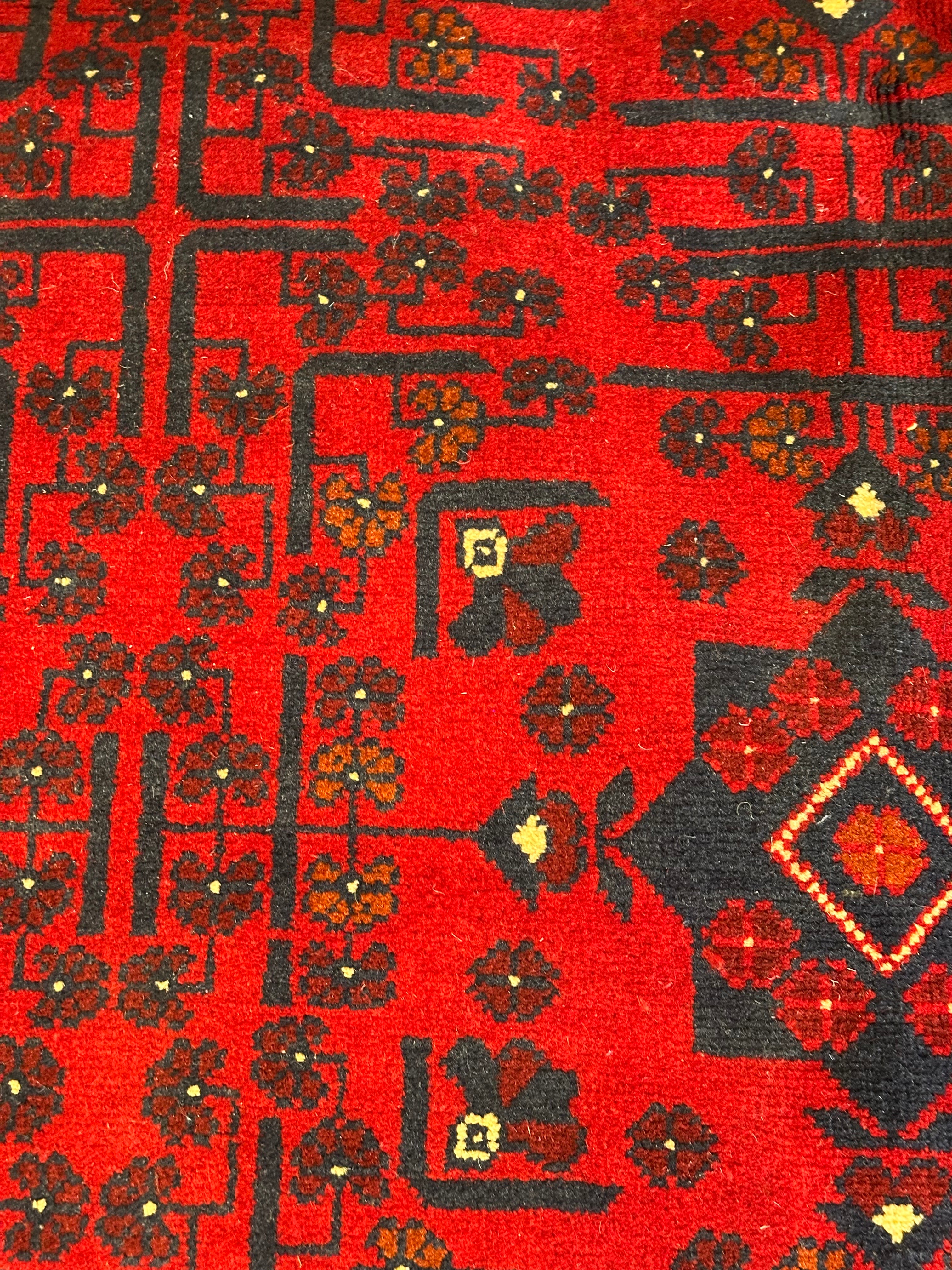 Kimmy Bowen 6.7x9.8 Red Afghani Khamyab Rug