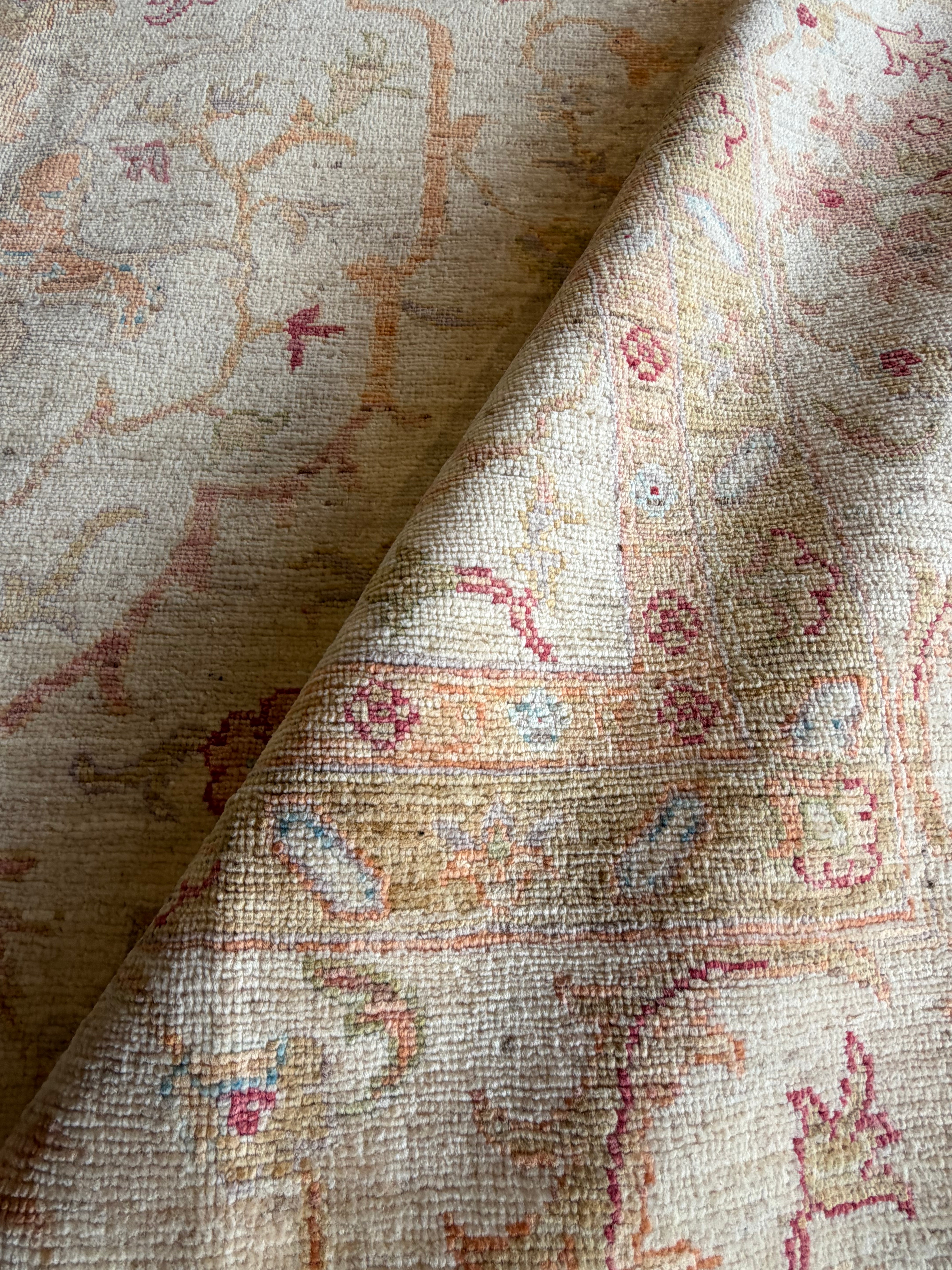 Laura Redman 8.2x11.3 Yellow Afghani Sultani Rug