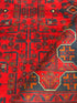 Kimmy Bowen 6.7x9.8 Red Afghani Khamyab Rug