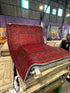Tracie Thomas 3.6x4.10 Red Afghani Khal Muhammad Rug